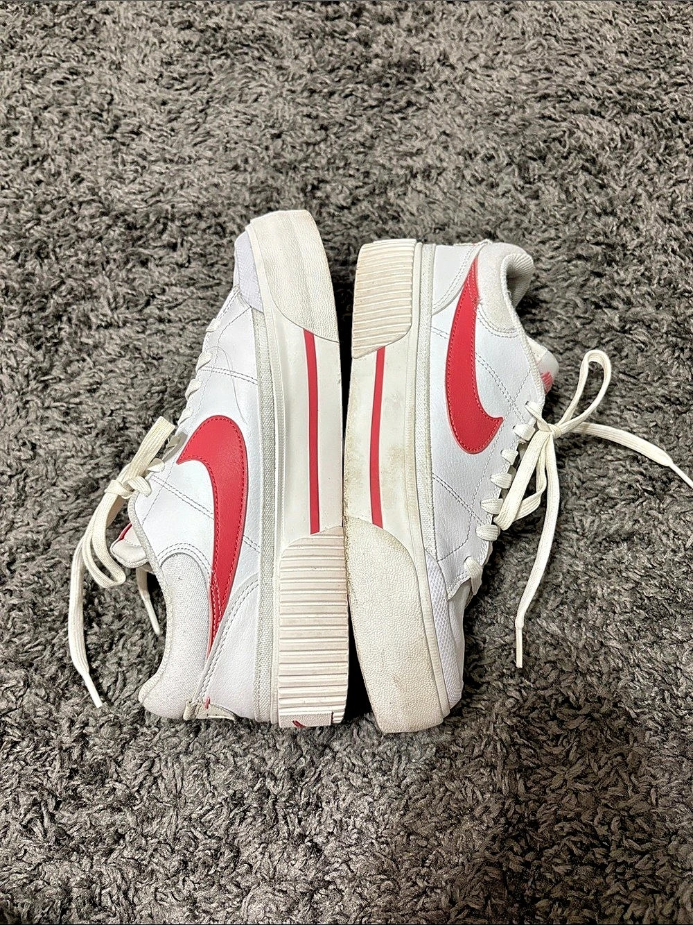 Nike Court Legacy Lift Sneakers White & Red
